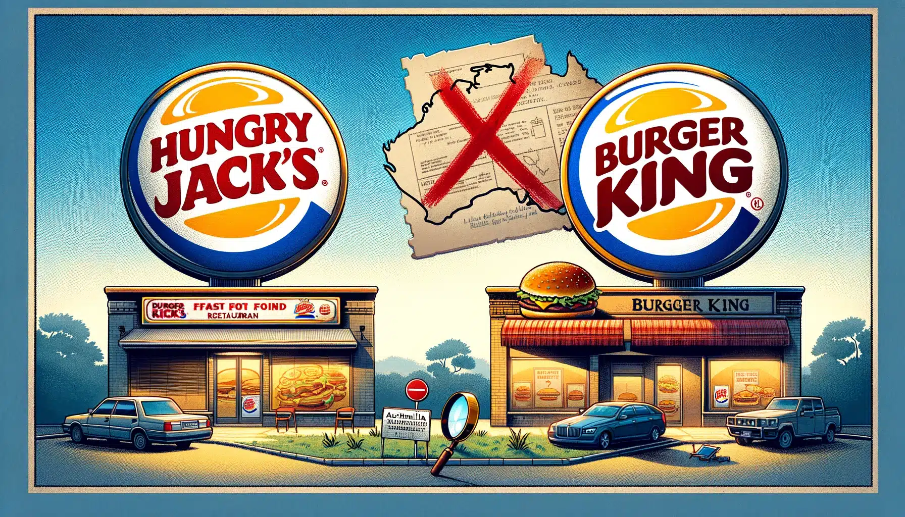 Ejemplos de registro de marca: Burger king en Australia